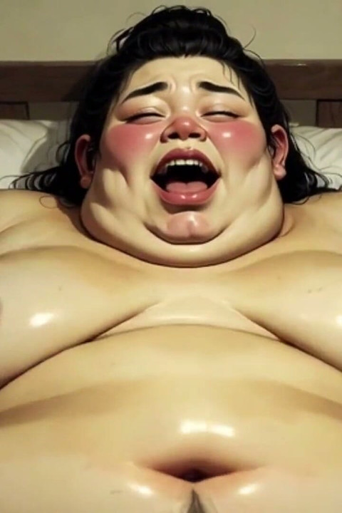 Chinese SSBBW Obese in Bondage Legs Spread - Desperate for Big Cock & Creampie