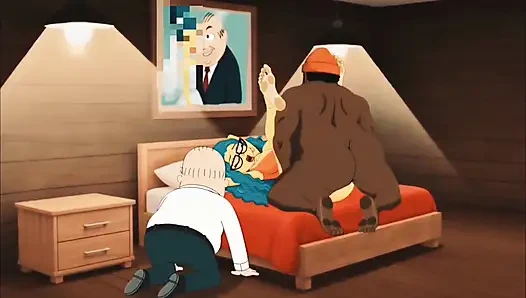 Незнакомец Трахает Замужнюю Домохозяйку Перед Ее Мужем-куколдом