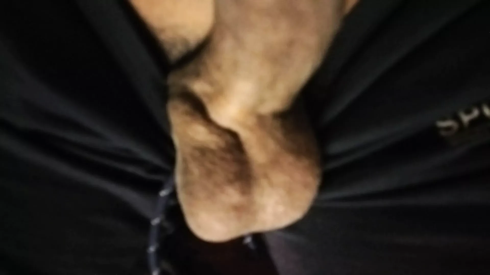 Blurred big balls, cum filled creamy nuts for you. Kiss cock