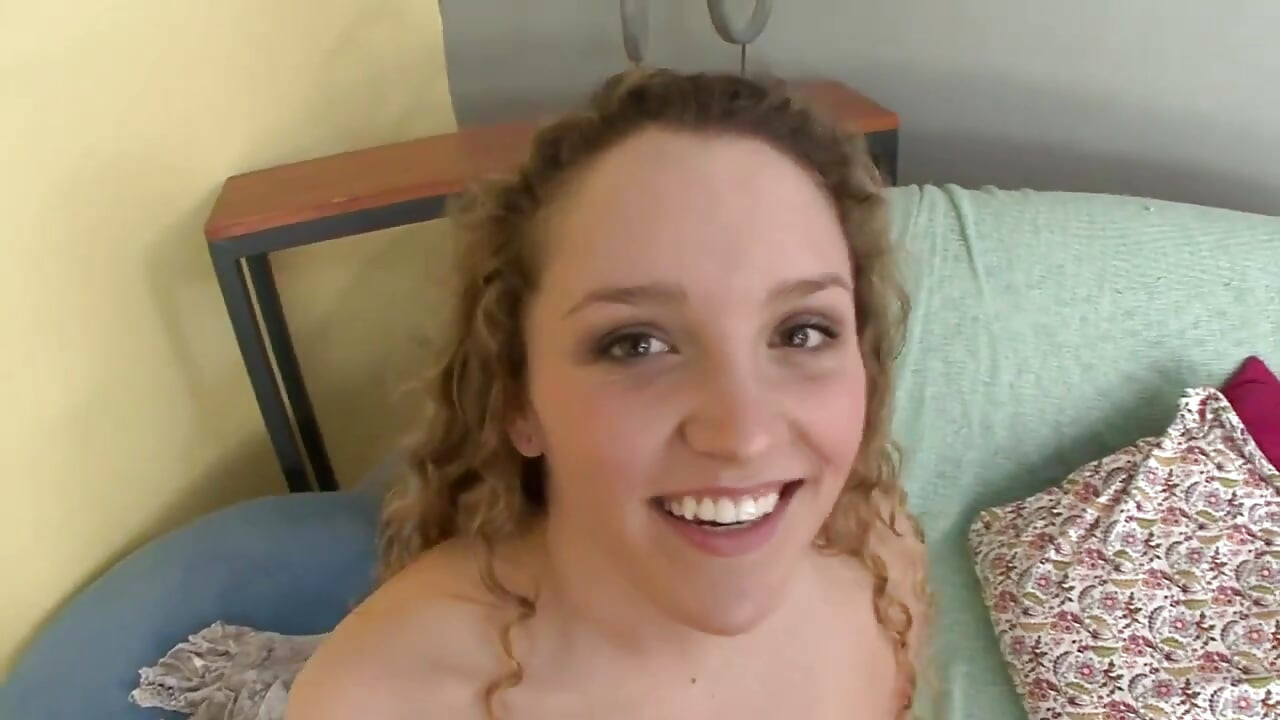 Sexy young slut gives a boobjob