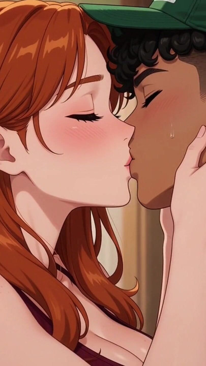 18-year-old male courier delivered a package and satisfied a horny redhead woman | Clip 2