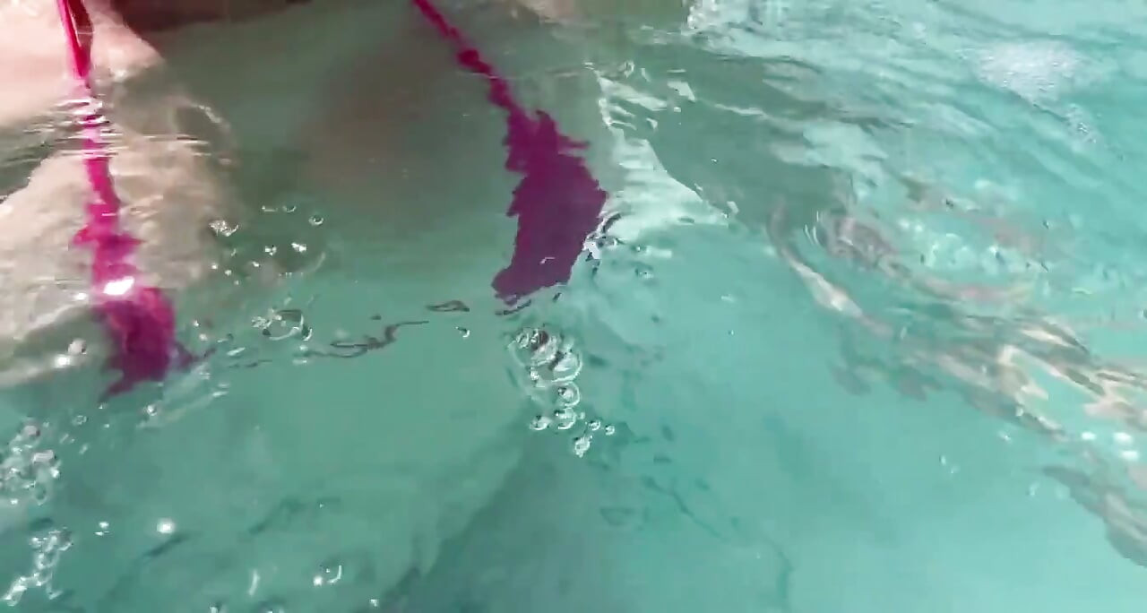 Artemisia Love Showing Her Perfect Tits in a Micro Bikini Underwater