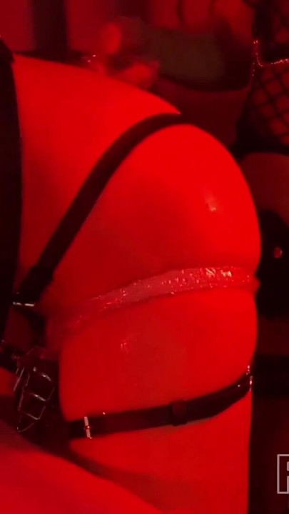 Must-share moment from "Used and PEGGED in PLASTIC panties"