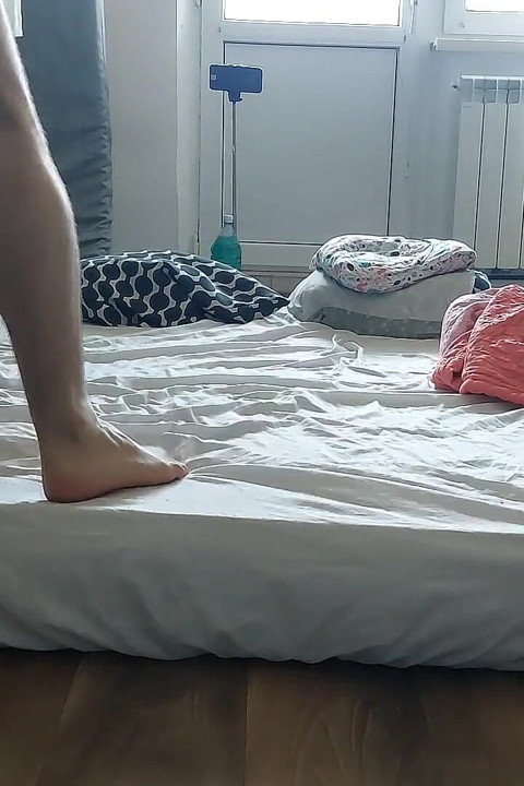 Licking Wife's Pussy to Orgasm. Sensual Oral Sex of an Amateur Wife.