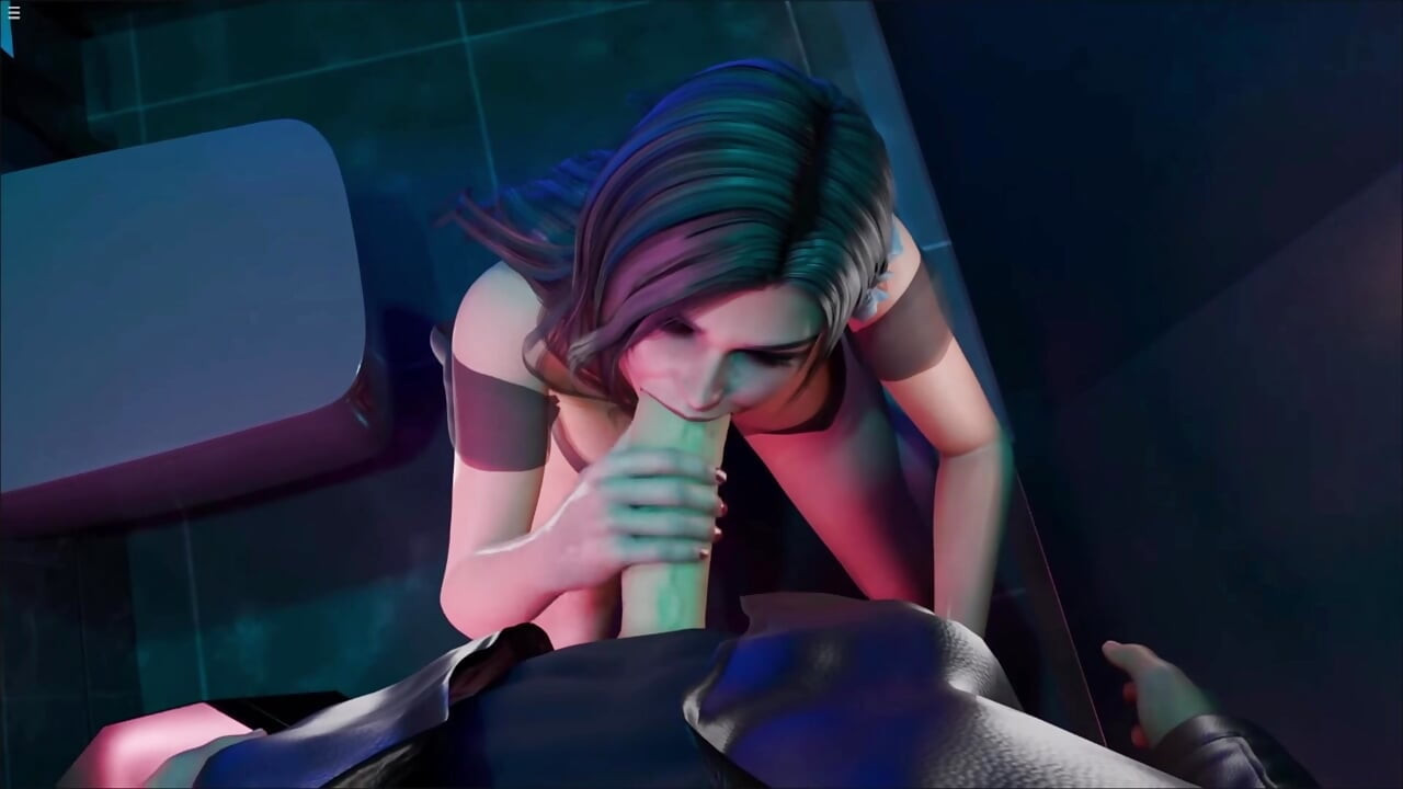 Sexy Stranger Girl Sucking Tom's Massive Cock In Toilet