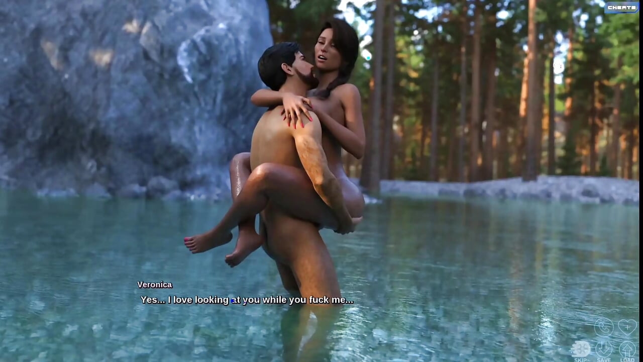 Outdoor River Sex with My Horny Stepsister