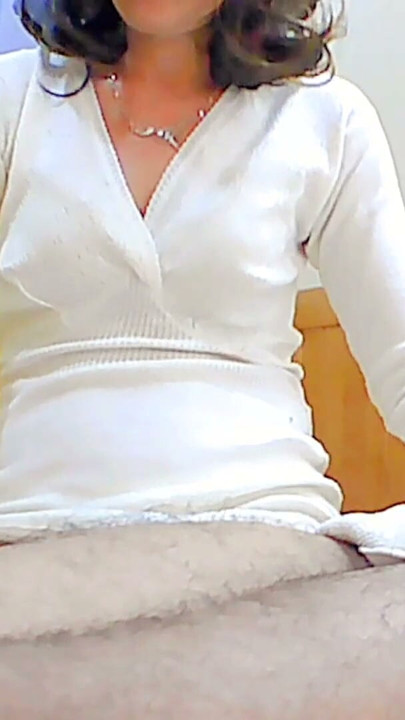Waiting For Tips In Sexy White Dress | Clip 2