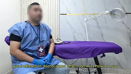In the consultation the doctor rubbed my pussy and asked me if I liked it