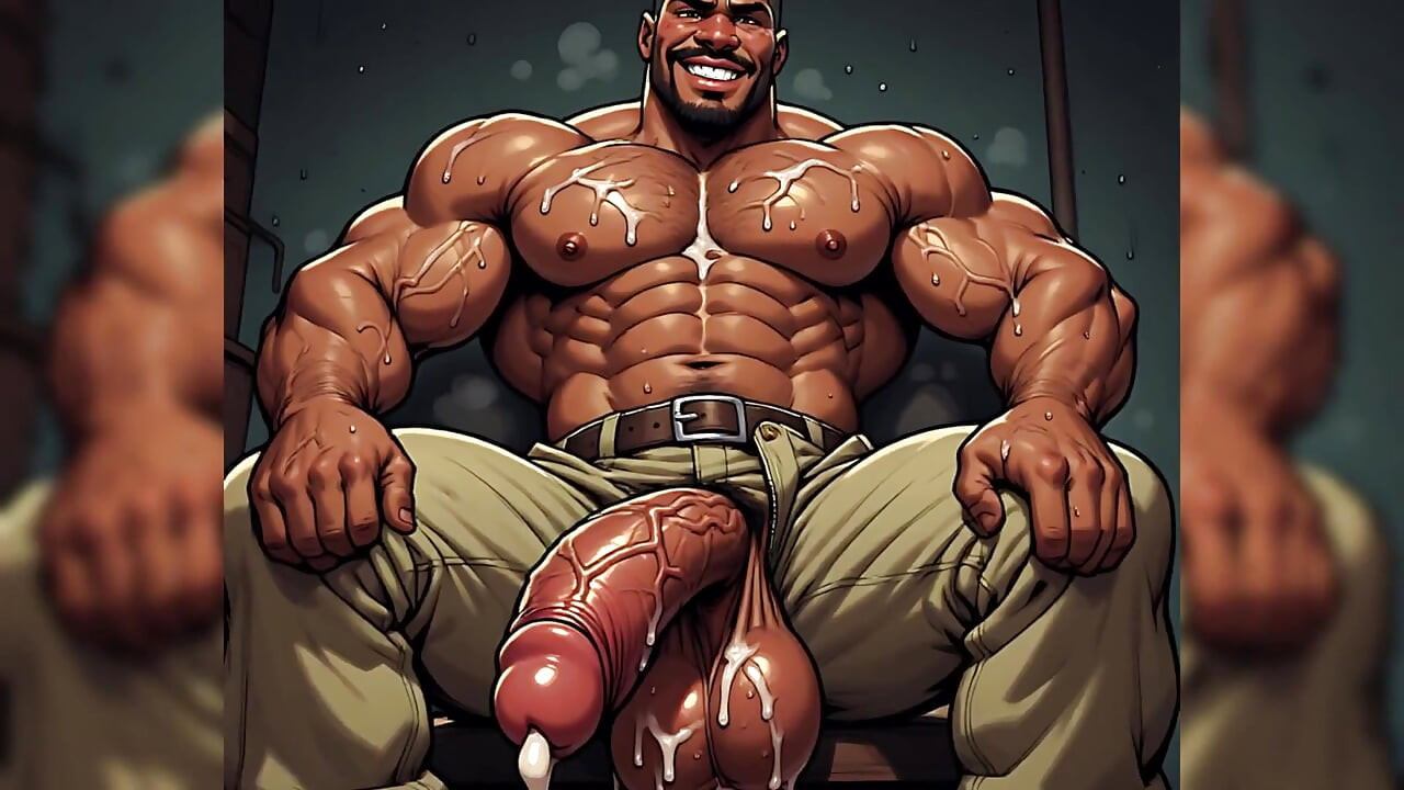 Huge Cocks Cumming Art