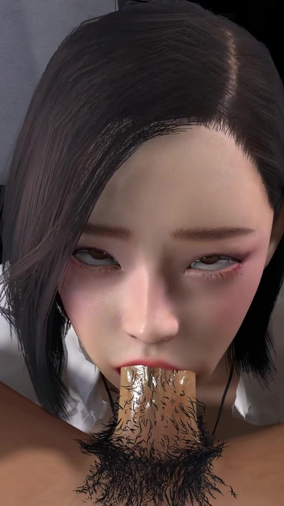 Stunning moment from "Beautiful Korean girl sucks cock very happy"