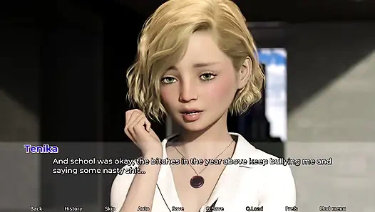 Inertia 1. Tenika & Inertia is taking a shower together.