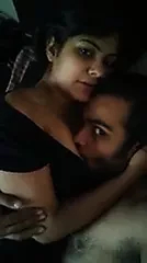 Indian Couple Kissing and Titty Licking