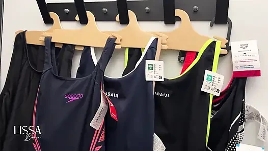 One-piece Swimsuit Fitting Room