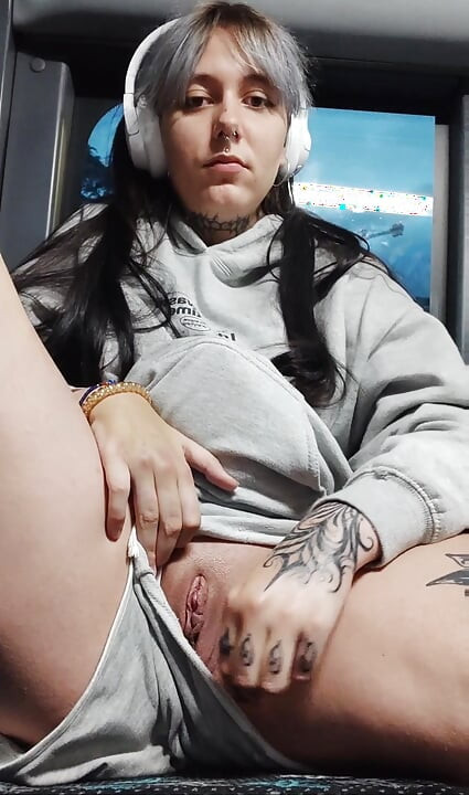 Masturbating my on the bus