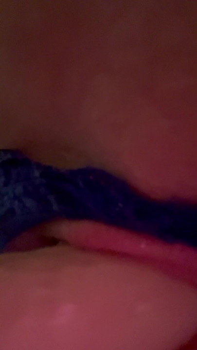 Hot wife fucking a dildo in the bathroom while hubby plays video games in the other room