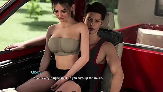 Fuck My Best Friend's Stepsis in Running Van While He Was Driving - the Beach House - E08