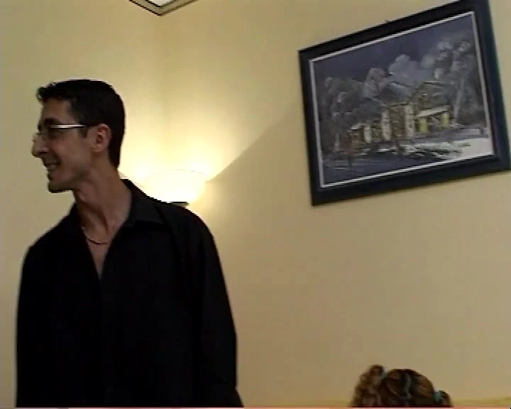 A cock-hungry Sicilian slut fucks with three guys