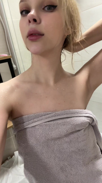 Do you like watching me in the shower squeezing my wet tits?