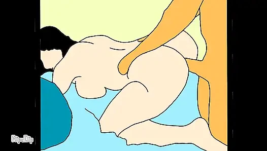 Gadis seksi pantat montok lagi asik ngentot