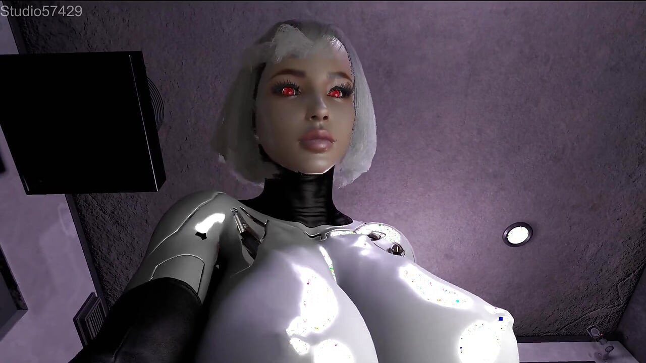 Tunggangan liar dengan fembot gynoid robot femdom, sudut pandangan pertama