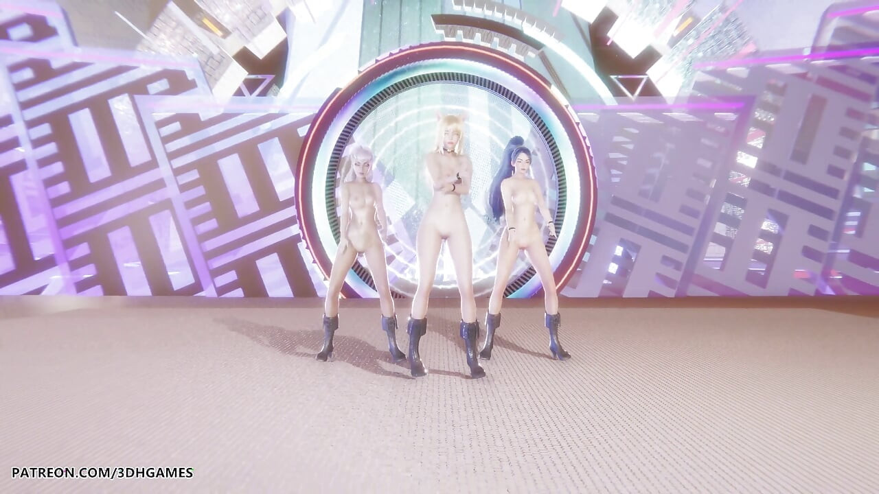 Kard - gunshot - ahri, kaisa aur evelynn seksi nagn nrity