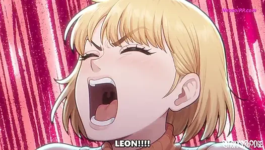 Hunnigan dan ashley bergiliran - satu di kontolnya, satu di pelernya. Lalu Dialihkan