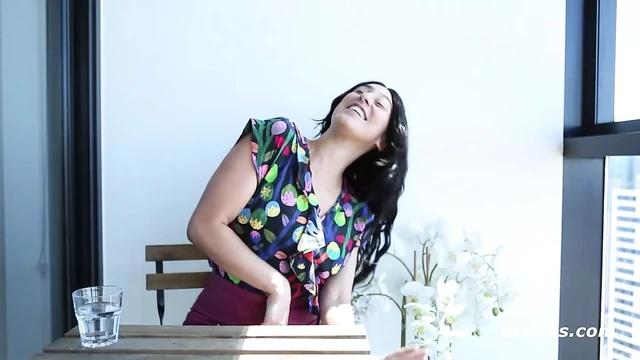 Ersties - Dark Haired Beauty Gets Off With a Large Dildo
