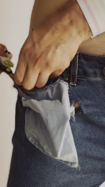 Stunning moment from "Teen boy sexy dance and cut my pants till im full naked"