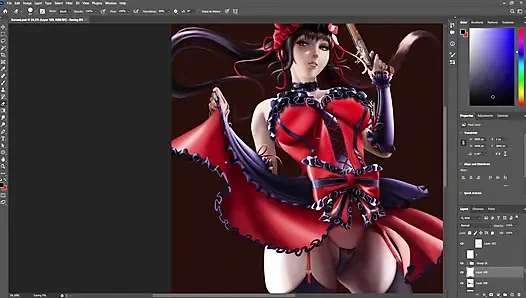 Kurumi timelapse sfw date a live