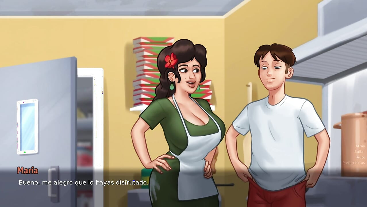 Minha madrasta pervertida queria foder dentro da cozinha - saga de verão