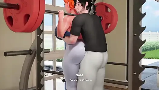 Gwen From Benten Is Fucked During Workout. She Saws My Hard Dick and Fucks