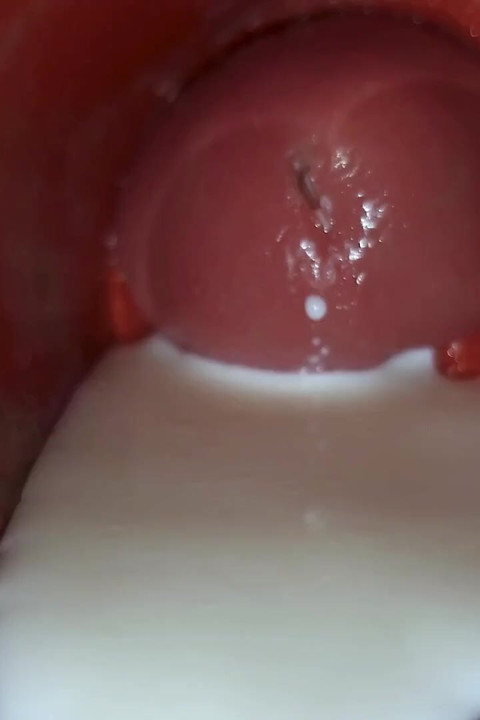 Camera Inside Deep Pussy Captures Huge Ejaculation of Sperm Asmr