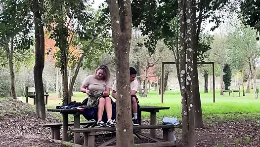 Stepmother Gets Caught Having Sex Outdoors