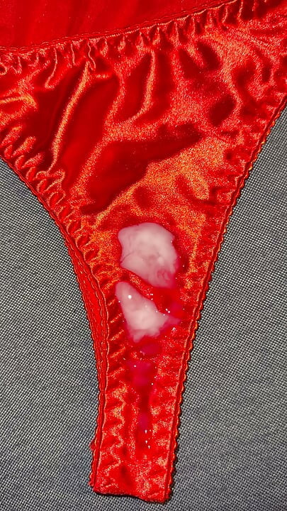 Cum on wife’s panties 58