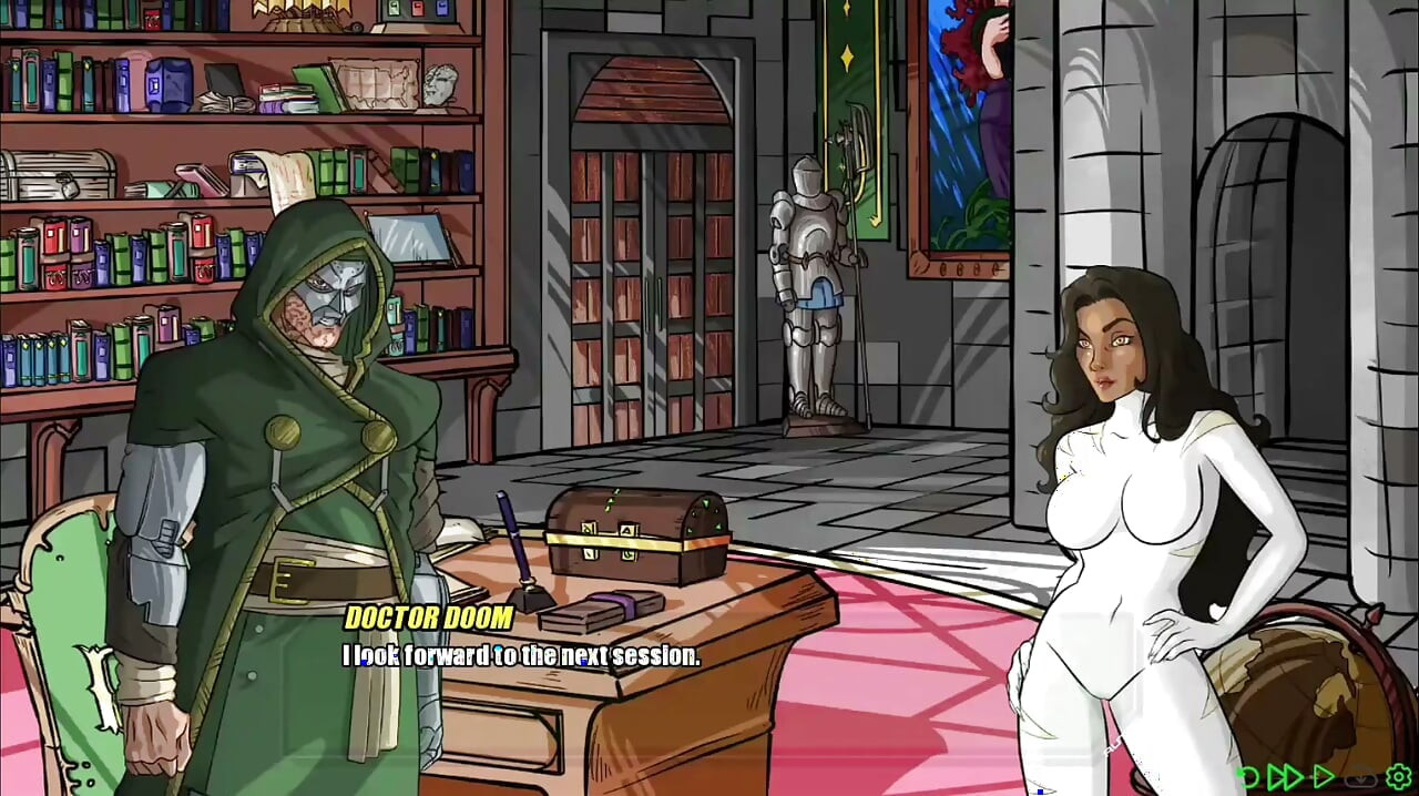 Store bryster og stor røv dame stripper for sin herre - doomination gameplay