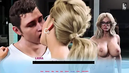 Alex großer schwanz hart für schwiegermutter und cuckold-ehefrau dreier-spaß