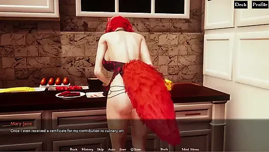 Furrhouse 5: masturbasi memek daisy pakai dua jari dan toket kepergok lagi masturbasi