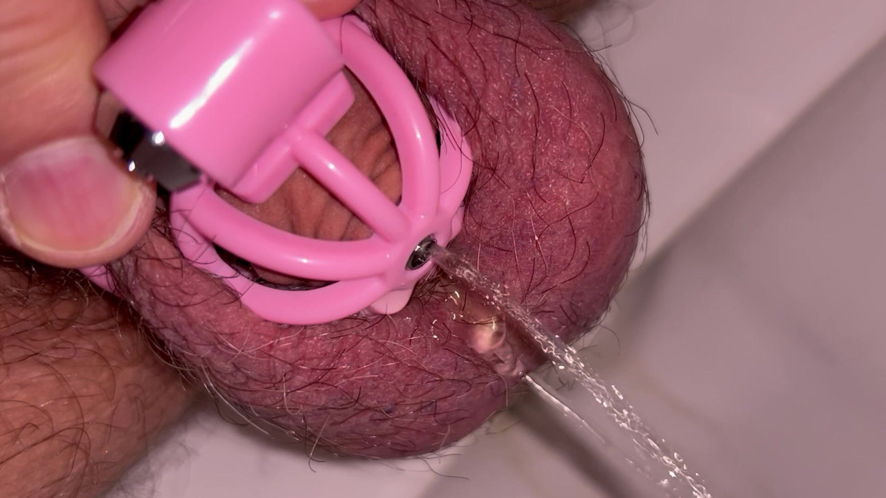 Pee in Chastity