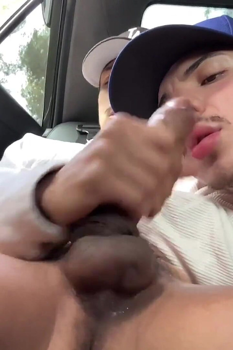 Sucking Big Uncut Cock Hung Papi Caught!