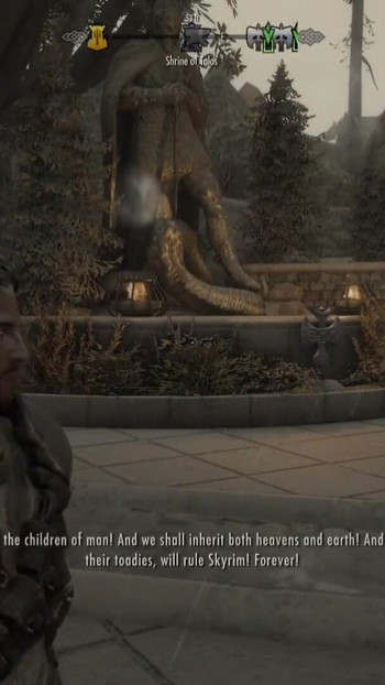Zadivljujući trenutak iz "Skyrim B and L mod - Još zadataka i slavlje u dvorani uz seks s više žena"