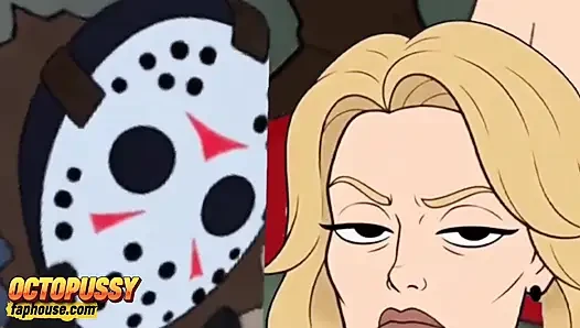 Sommer schmutziges Vergnügen auf Camp Crystal Lake. Freitag, den 13. Beste zusammenstellung. Parodie