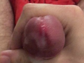 Uncut dick messy cumshot in your face POV