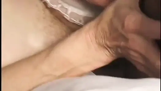 Horny granny knows pretty well how to handle gang bang