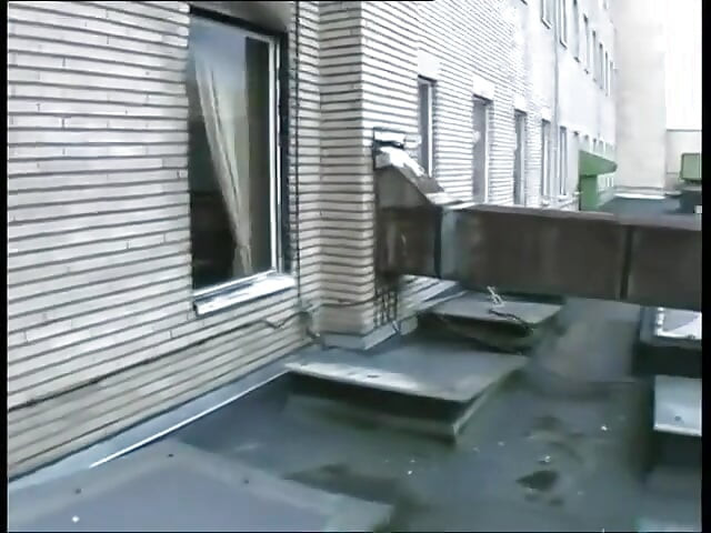 She Shows Her Gorgeous Tits Through the Window Until He Can't Take It Anymore...