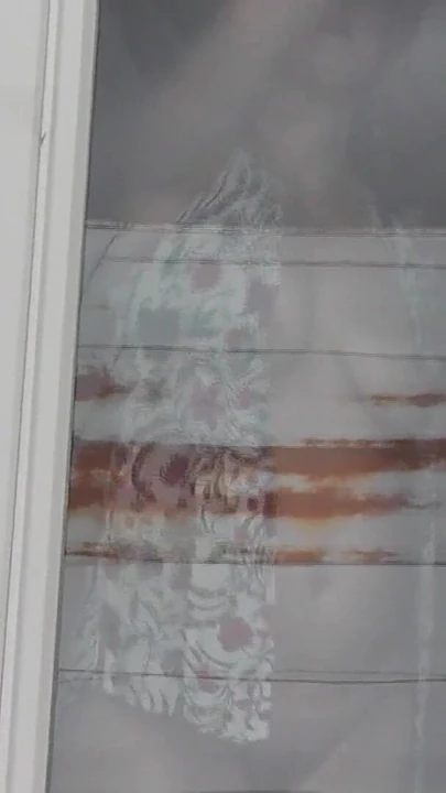 Epic moment from "Naked Milf washes window, taxi driver spying from car, public"