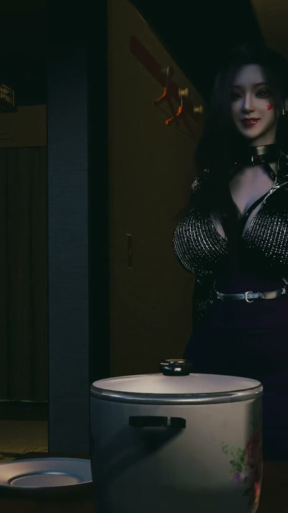 3D Horny Slut Asian Wife Naked Her Perfect Boobs Cheating with Big Junk