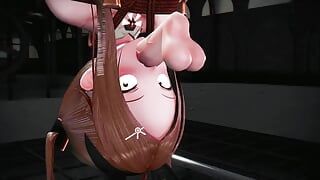 Tied up Hentai Bondage Blowjob Type Lo Mmd 3D Brown Hair Color Edit Smixix