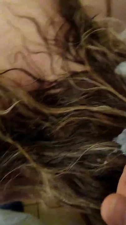 Jaw-dropping moment from "I piss on my wife and cum on her hair"