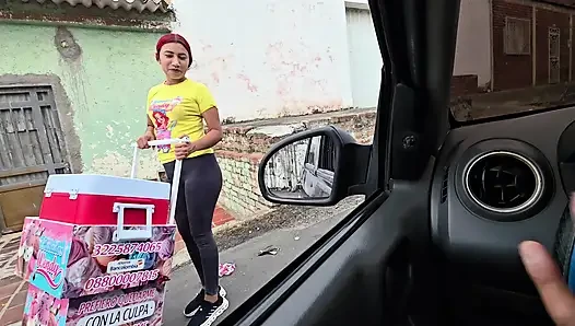 I convinced this saleswoman to get in my car