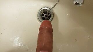 Pissing about with my favourite dildo